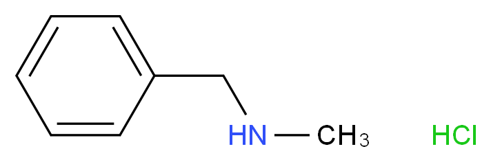benzyl(methyl)amine hydrochloride_分子结构_CAS_61789-73-9