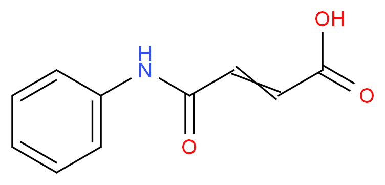 (E)-4-oxo-4-(phenylamino)but-2-enoic acid_分子结构_CAS_)
