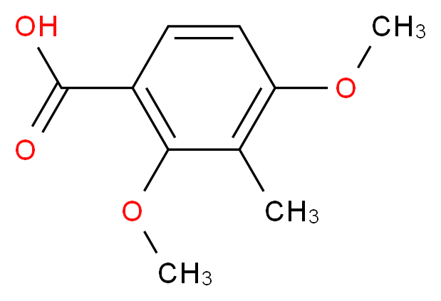 2,4-dimethoxy-3-methylbenzoic acid_分子结构_CAS_60512-80-3