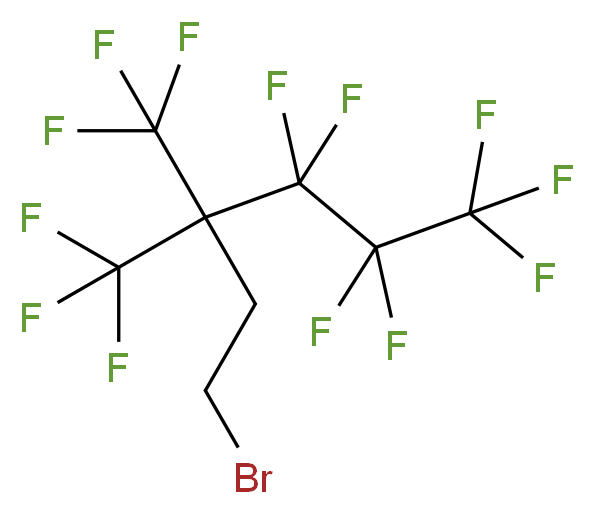 1-Bromo-4,4,5,5,6,6,6-heptafluoro-3,3-bis(trifluoromethyl)hexane_分子结构_CAS_128454-91-1)