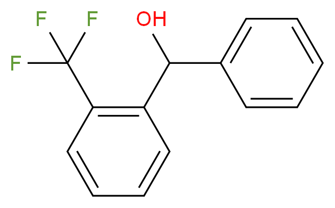 2-(Trifluoromethyl)benzhydrol 97%_分子结构_CAS_727-98-0)