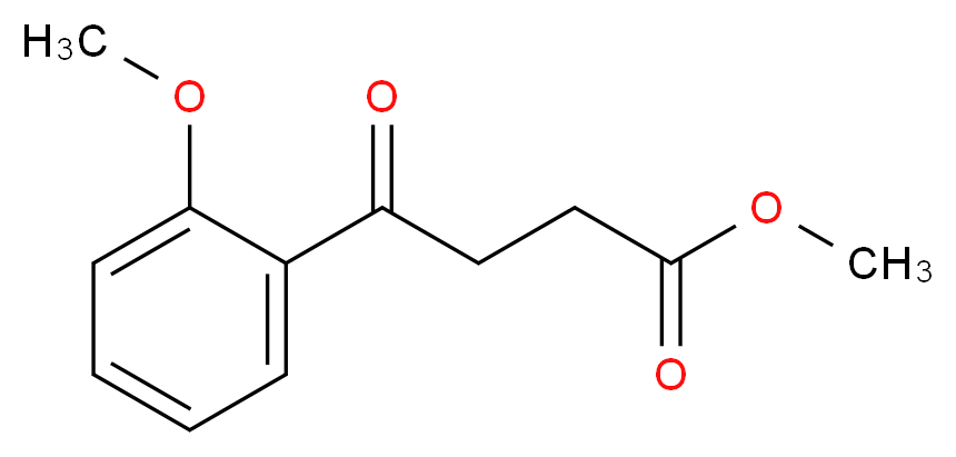 Methyl 4-(2-methoxyphenyl)-4-oxobutanoate_分子结构_CAS_99046-13-6)