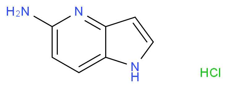 1H-pyrrolo[3,2-b]pyridin-5-amine hydrochloride_分子结构_CAS_1260771-53-6