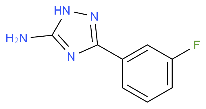 5-(3-fluorophenyl)-4H-1,2,4-triazol-3-amine_分子结构_CAS_502685-67-8)