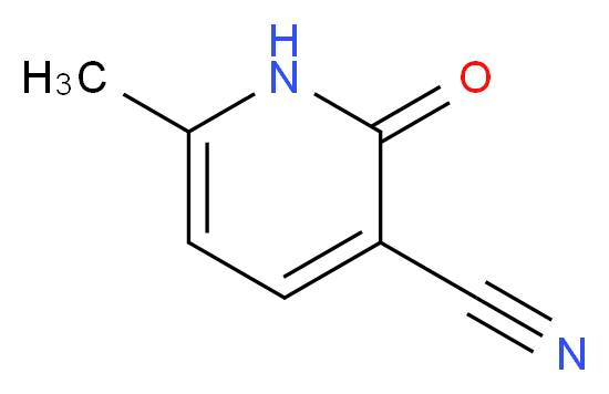 3-CYANO-6-METHYL-2(1)-PYRIDONE_分子结构_CAS_4241-27-4)