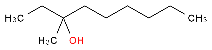 3-methylnonan-3-ol_分子结构_CAS_21078-72-8