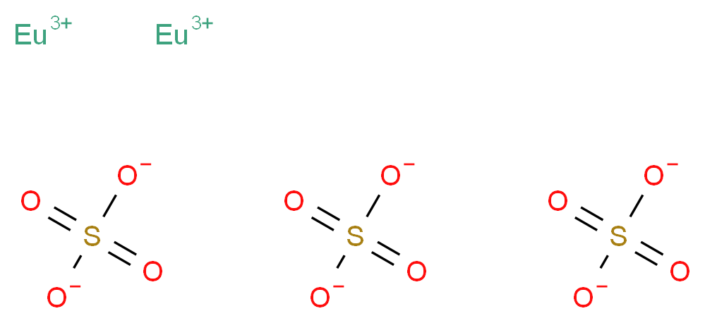 硫酸铕(III)_分子结构_CAS_10031-54-6)