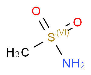 甲烷磺酰胺_分子结构_CAS_3144-09-0)