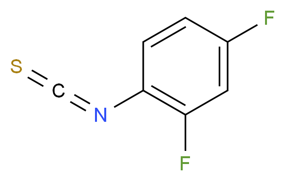 2,4-Difluorophenyl isothiocyanate 97%_分子结构_CAS_141106-52-7)