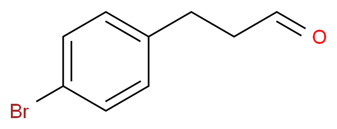 3-(4-Bromophenyl)propionaldehyde_分子结构_CAS_80793-25-5)