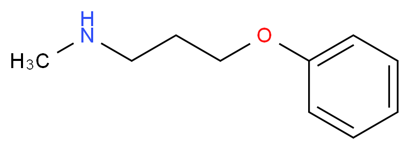 methyl(3-phenoxypropyl)amine_分子结构_CAS_132424-10-3