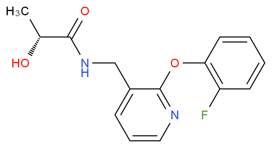 (2R)-N-{[2-(2-fluorophenoxy)pyridin-3-yl]methyl}-2-hydroxypropanamide_分子结构_CAS_)