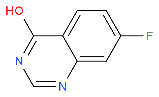 7-FLUOROQUINAZOLIN-4-OL_分子结构_CAS_16499-57-3)