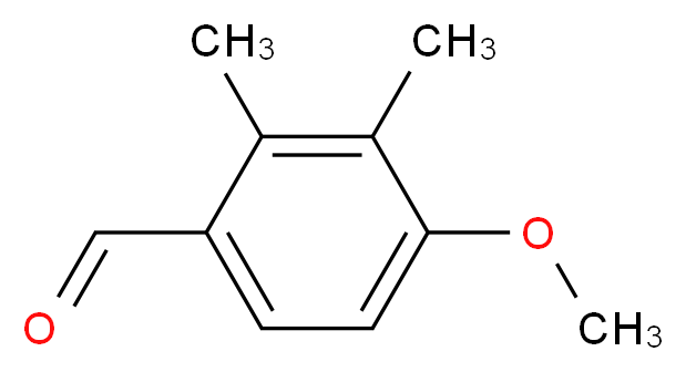 4-甲氧基-2,3-二甲基苯甲醛_分子结构_CAS_38998-17-3)