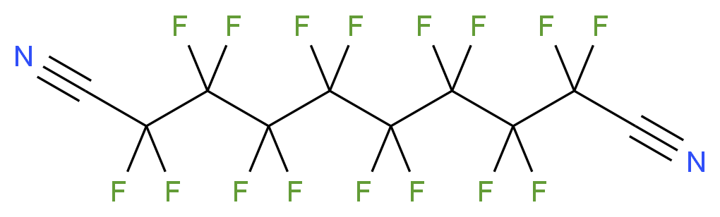 hexadecafluorodecanedinitrile_分子结构_CAS_2342-09-8