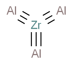 (dialumanylidynezirconiumylidyne)alumane_分子结构_CAS_12004-83-0