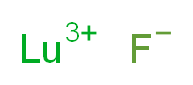 lutetium(3+) ion fluoride_分子结构_CAS_13760-81-8