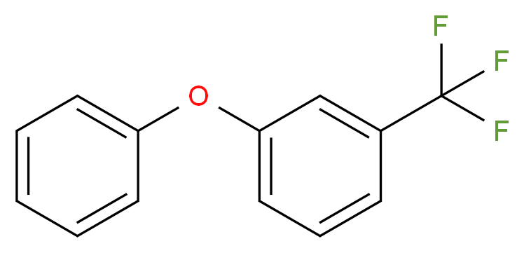 1-phenoxy-3-(trifluoromethyl)benzene_分子结构_CAS_330-58-5