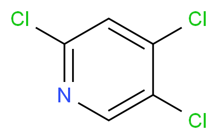 2,4,5-trichloropyridine_分子结构_CAS_55934-01-5