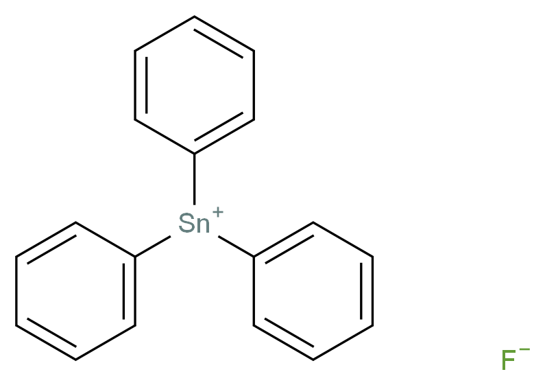 triphenylstannylium fluoride_分子结构_CAS_379-52-2