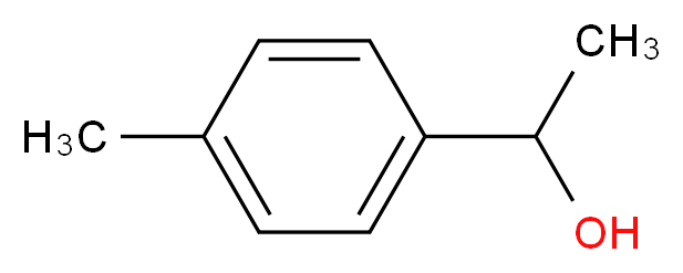 1-(4-METHYLPHENYL)ETHANOL_分子结构_CAS_536-50-5)