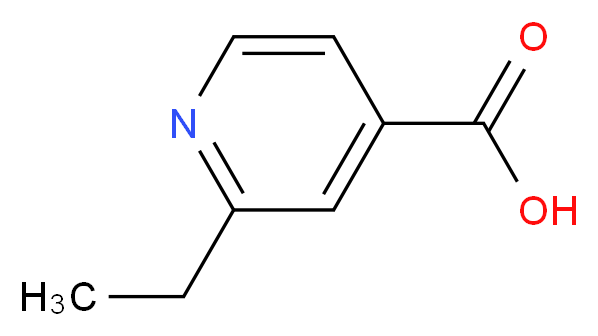 2-Ethylisonicotinic acid_分子结构_CAS_3376-96-3)