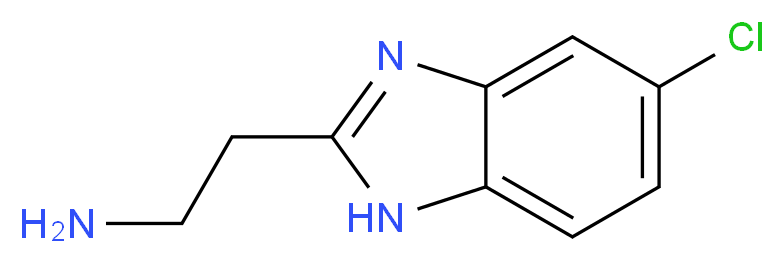 2-(6-Chloro-1H-benzimidazol-2-yl)ethanamine_分子结构_CAS_)