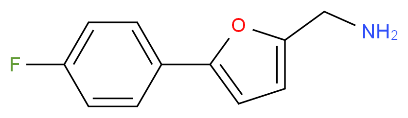 [5-(4-fluorophenyl)furan-2-yl]methanamine_分子结构_CAS_923230-19-7