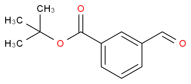 tert-butyl 3-formylbenzoate_分子结构_CAS_247186-56-7