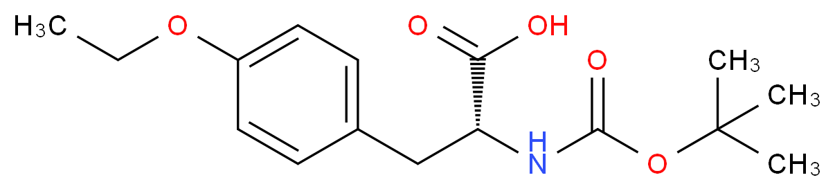 Boc-O-ethyl-D-tyrosine_分子结构_CAS_76757-92-1)