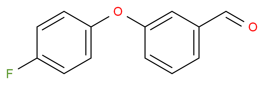 3-(4-Fluoro-phenoxy)-benzaldehyde_分子结构_CAS_65295-61-6)