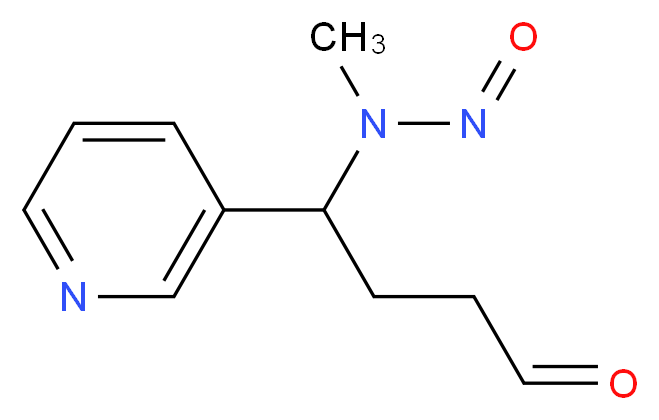 4-(N-Methyl-N-nitrosamino)-4-(3-pyridyl)butanal_分子结构_CAS_64091-90-3)