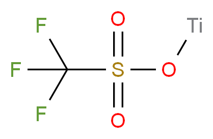 titanio trifluoromethanesulfonate_分子结构_CAS_73491-36-8