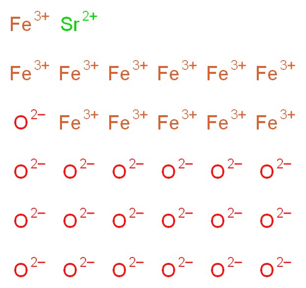 铁酸锶_分子结构_CAS_12023-91-5)