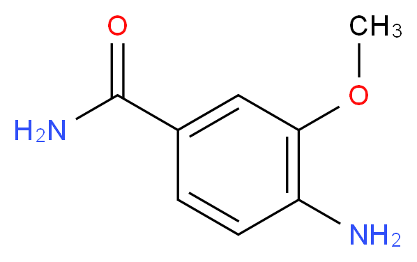 4-amino-3-methoxybenzamide_分子结构_CAS_211374-82-2)