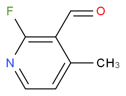 2-Fluoro-4-methylnicotinaldehyde_分子结构_CAS_609771-39-3)