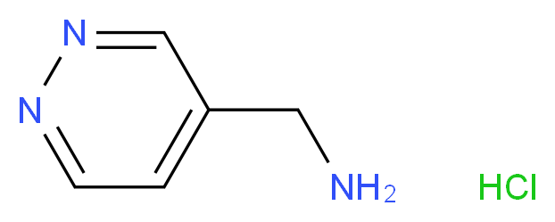 Pyridazin-4-ylmethanamine hydrochloride_分子结构_CAS_1351479-13-4)