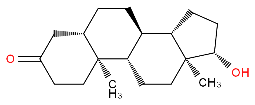 (5S,8R,9S,10S,13S,14S,17S)-17-hydroxy-10,13-dimethyltetradecahydro-1H-cyclopenta[a]phenanthren-3(2H)-one_分子结构_CAS_)