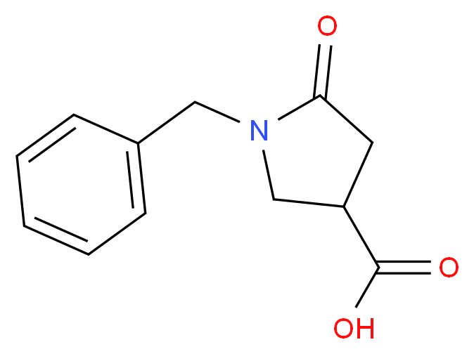 1-benzyl-5-oxopyrrolidine-3-carboxylic acid_分子结构_CAS_)