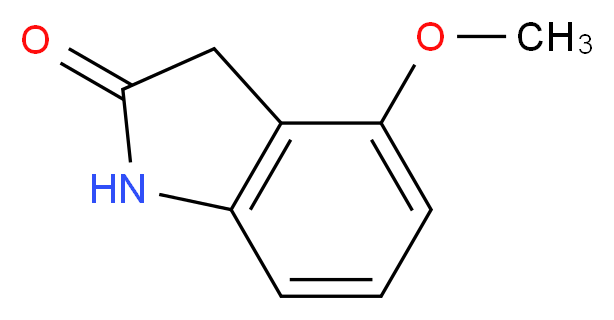 4-methoxy-2,3-dihydro-1H-indol-2-one_分子结构_CAS_7699-17-4