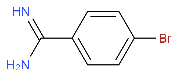 4-bromobenzene-1-carboximidamide_分子结构_CAS_22265-36-7