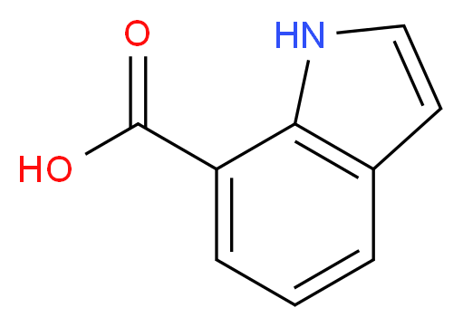 吲哚-7-羧酸_分子结构_CAS_1670-83-3)