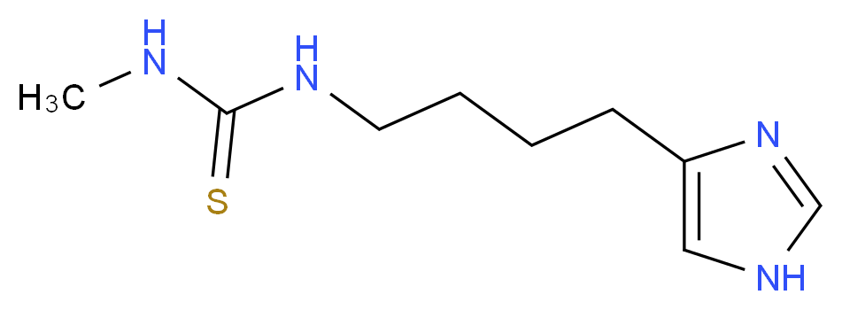 1-[4-(1H-imidazol-4-yl)butyl]-3-methylthiourea_分子结构_CAS_34970-69-9