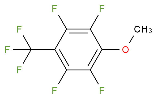 1,2,4,5-tetrafluoro-3-methoxy-6-(trifluoromethyl)benzene_分子结构_CAS_20867-94-1