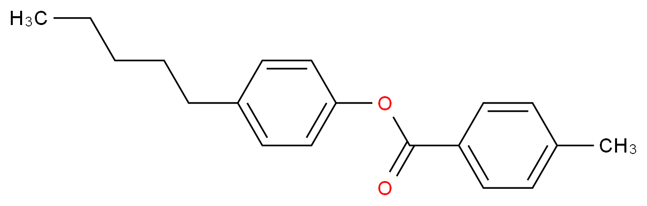 4-甲基苯甲酸对戊基苯酚酯_分子结构_CAS_50649-59-7)