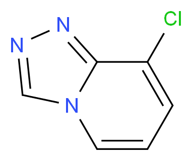 8-Chloro-[1,2,4]triazolo[4,3-a]pyridine_分子结构_CAS_501357-89-7)