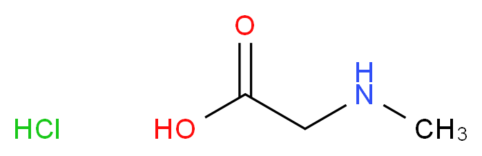 肌氨酸 盐酸盐_分子结构_CAS_637-96-7)