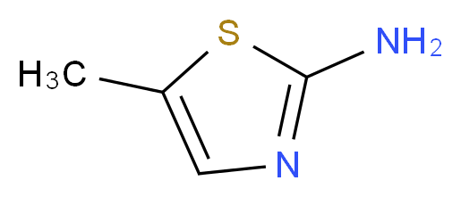 5-methylthiazol-2-amine_分子结构_CAS_)