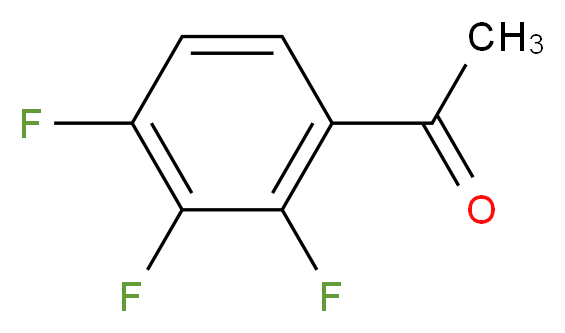 1-(2,3,4-trifluorophenyl)ethan-1-one_分子结构_CAS_243448-15-9