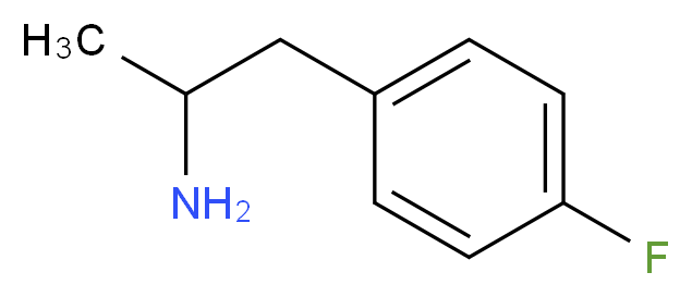 2-(4-Fluoro-phenyl)-1-methyl-ethylamine_分子结构_CAS_459-02-9)